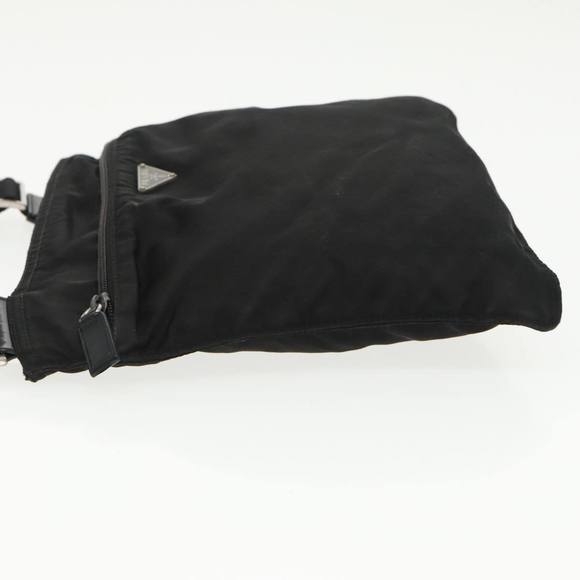 PRADA Shoulder Bag Nylon Black Silver Auth am7107 - Picture 5 of 16